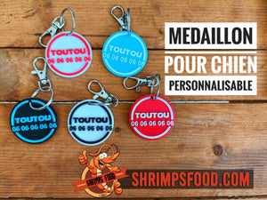 Médaillon pour chien personnalisable