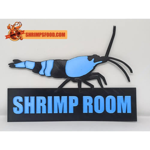 Décoration crevette personnalisable - Noir/bleu - Décorations pour aquariums