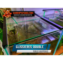 Charger l&#39;image dans la galerie, Glissieres double pour aquarium - Aquariums

