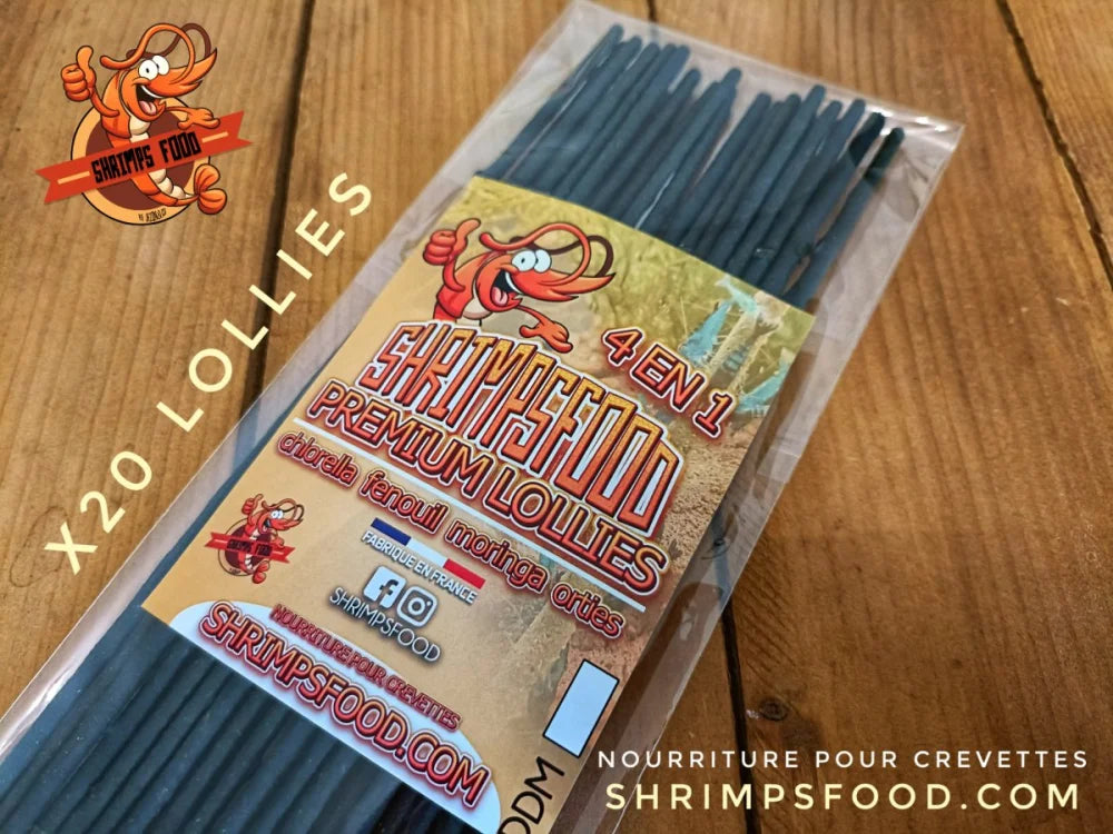 Lollies qualité premium shrimpsfood