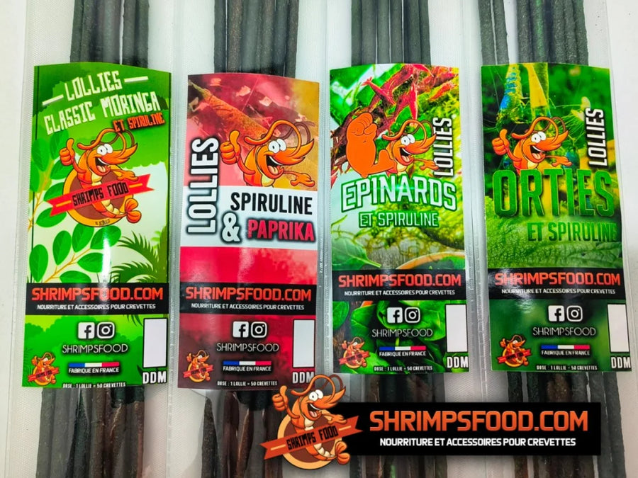 Lot lollies pour crevettes