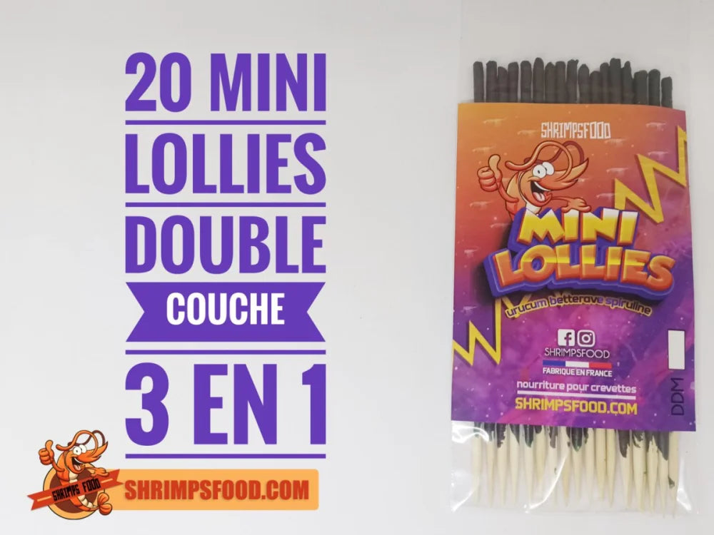 Mini lollies pour crevettes