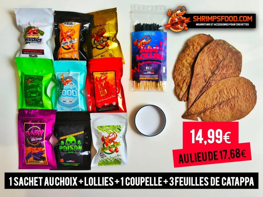 Nourriture pour crevettes - Pack complet