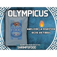 Pellets Olympicus nourriture pour crevettes - nourriture crevettes aquarium