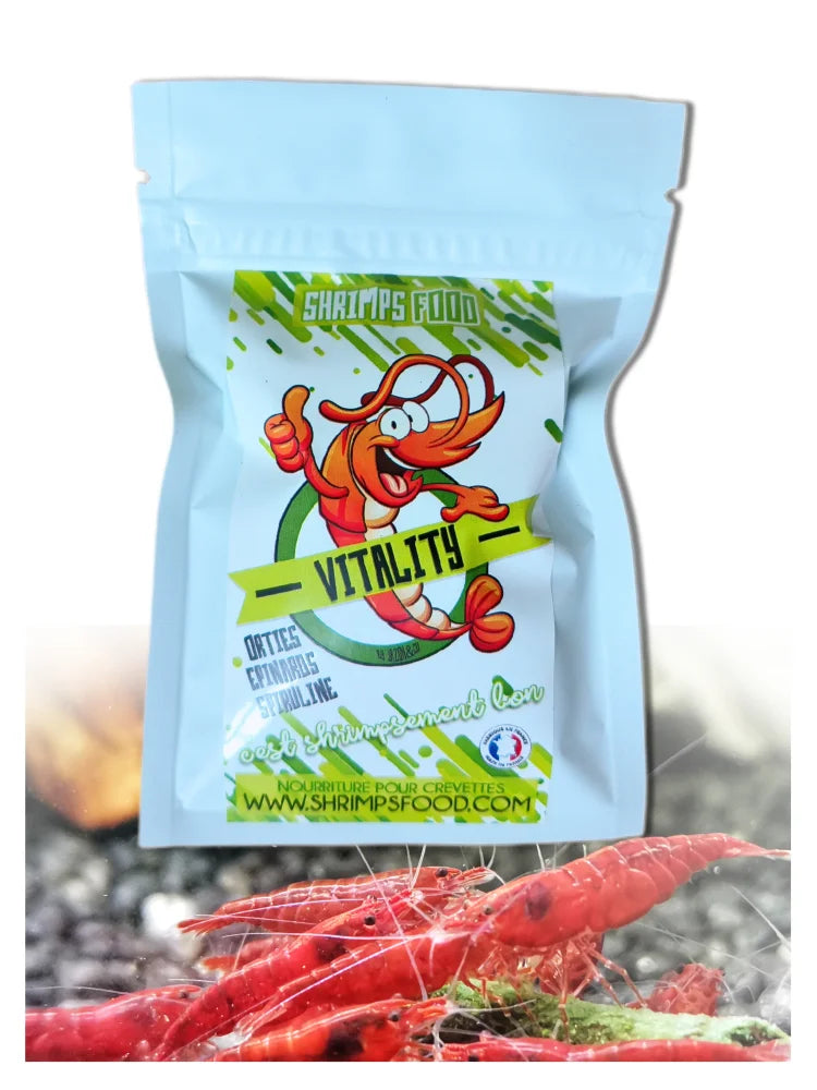 Pellets Vitality pour crevettes