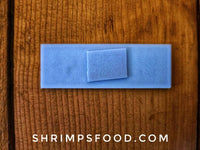 Plaque 3D avec texte personnalisé pour aquarium Shrimpsfood