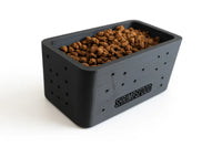 Pot de culture pour plantes d’aquarium 10×5×5 cm en plastique noir, idéal pour sol technique et aquascaping, avec perforations pour une croissance optimale des plantes aquatiques.
