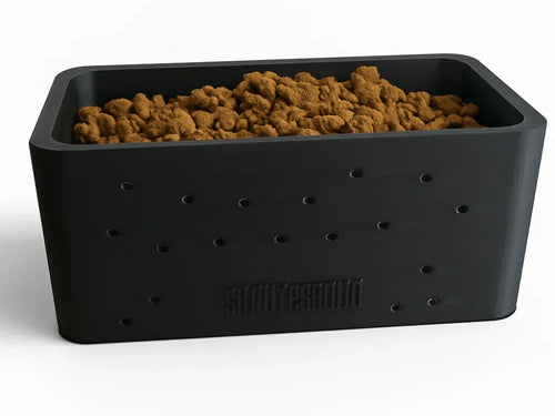 Pot de culture pour plantes d’aquarium 10×5×5 cm en plastique noir, idéal pour sol technique et aquascaping, avec perforations pour une croissance optimale des plantes aquatiques