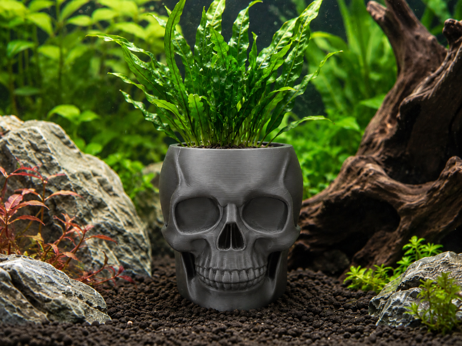 Pot pour plantes Aquarium Skull