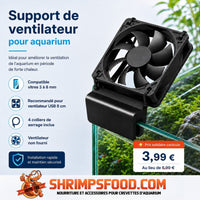 Support ventilateur aquarium