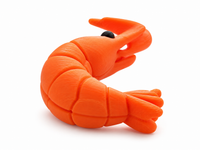 Support de lollies pour crevettes Shrimpsfood, vue arrière