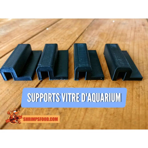 Support pour vitre aquarium